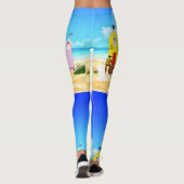 Niedliche Tiny Beach Shacks Thunder_Cove Leggings (Rückseite)