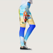 Niedliche Tiny Beach Shacks Thunder_Cove Leggings (Rechts)