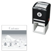 Niedliche Tiny Beach Shacks Thunder_Cove Permastempel (Beispiel)