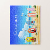 Niedliche Tiny Beach Shacks Thunder_Cove Puzzle (Vertikal)