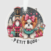 Niedliche Tiny Dog Ornament (Vorderseite)