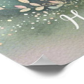 Niedliche Tiny Fee auf der Pilzdecke Poster (Ecke)