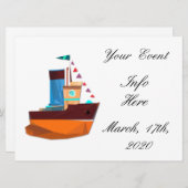 Niedliche Tiny Tugboat Thunder Cove (Vorne/Hinten)