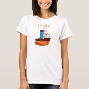 Niedliche Tiny Tugboat Thunder Cove T-Shirt