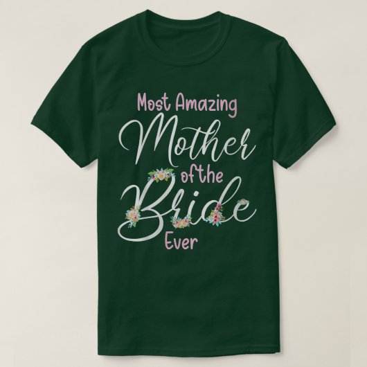 Niedliche Tochter Hochzeit Mama Phantastisch Mutte T-Shirt (Design vorne)