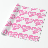 Niedliche Todesmetallherzen Geschenkpapier (Ungerollt)