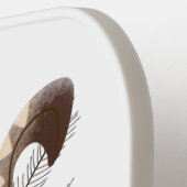 Niedliche tolle lyrebird Cartoon Illustration Pickleball Schläger (Linke Seite)