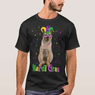 Niedliche Tonkinese Katzentiere Mardi Gras Karniva T-Shirt