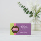 Niedliche Torten-Geschäfts-Karten Visitenkarte (Stehend Vorderseite)