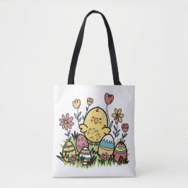 Niedliche Tote Tasche "Happy Oaster"