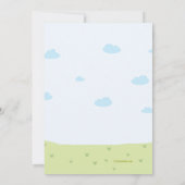 Niedliche Tots zum Geburtstag Einladung (Rückseite)