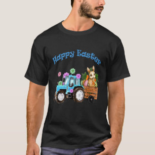 Niedliche Traktorfarm Karotten Jagd Egg Rabbit Ea T-Shirt
