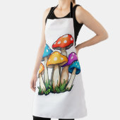 Niedliche, transparente Darstellung des Pilzes Schürze (InSitu)