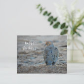 Niedliche Trauerente Geburtstagskarte Postkarte (Stehend Vorderseite)