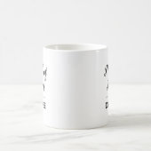 Niedliche Trauzeugin mit Name Brautparty Geschenk Kaffeetasse (Mittel)