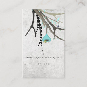 Niedliche Tree Australian & Japan Business Card Gr Visitenkarte