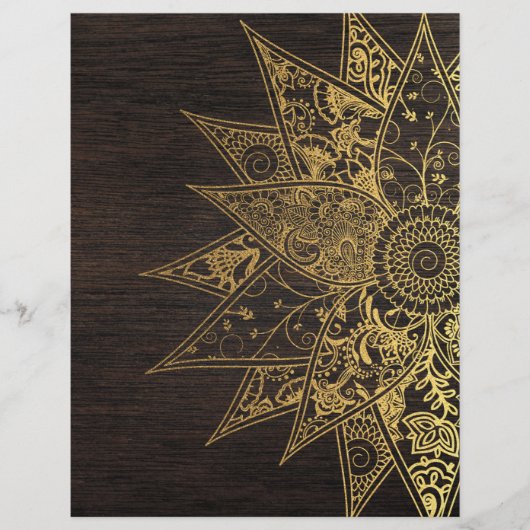 Niedliche trendige Blume handgezeichnetes Design Flyer (Vorne)