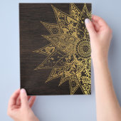 Niedliche trendige Blume handgezeichnetes Design Flyer (Hand)