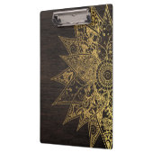 Niedliche trendige Blume handgezeichnetes Design Klemmbrett (Links)