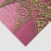 Niedliche trendige Blume handgezeichnetes Design Seidenpapier (Ausschnitt)