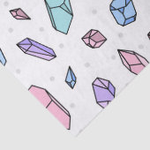 Niedliche, trendige Edelsteine Gemstones krystales Seidenpapier (Detail)