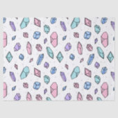 Niedliche, trendige Edelsteine Gemstones krystales Seidenpapier (Vorderseite)