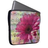 Niedliche trendige mädchenhafte Wasserfarben Gerbe Laptopschutzhülle (Vorne Rechts)