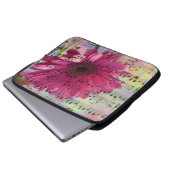 Niedliche trendige mädchenhafte Wasserfarben Gerbe Laptopschutzhülle (Vorne Knopf)