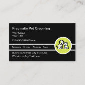 Niedliche, trendige Pet Grooming Business Cards Visitenkarte (Vorderseite)