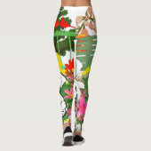 Niedliche Trendspots von Paris Leggings (Rückseite)