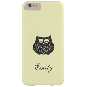 Niedliche trendy girly Eule personalisiert Barely There iPhone 6 Plus Hülle
