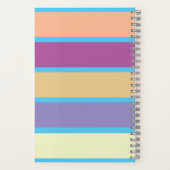 Niedliche trendy Mit Monogramm Namensnotizen Notizblock (Rückseite)