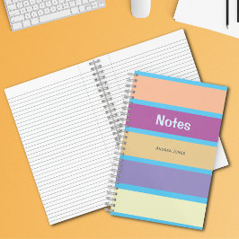 Niedliche trendy Mit Monogramm Namensnotizen Notizblock