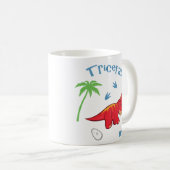 Niedliche Triceratops Kaffeetasse (VorderseiteRechts)