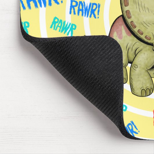 Niedliche Triceratops Mouse Pad Mousepad (Ecke)