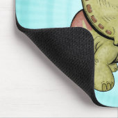 Niedliche Triceratops Mousepad (Ecke)