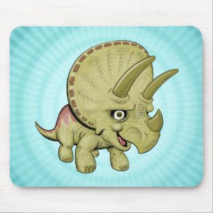 Niedliche Triceratops Mousepad
