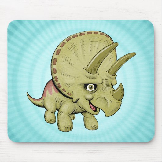 Niedliche Triceratops Mousepad (Vorne)