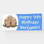 Niedliche Trio-Cartoon-Abbildung Banner (Horizontal)