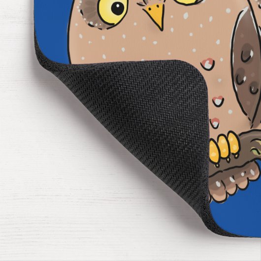 Niedliche Trio-Cartoon-Abbildung Mousepad (Ecke)