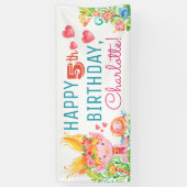 Niedliche Troll-Party-Banner Banner (Vertikal)