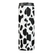 Niedliche Trommel der Kaffeesüchtig-Kuh Thermosbecher (Rückseite)