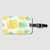 Niedliche tropische Ananas-Aloha-Strände Gepäckanhänger (Vorderseite (Horizontal))