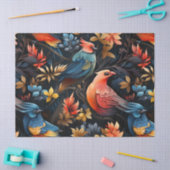 Niedliche tropische Dschungelvögel Dekoupage Seidenpapier (Basteln)