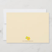 Niedliche tropische Eule-Girls bedanken sich bei e Einladung (Rückseite)