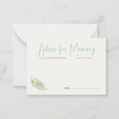 Niedliche Tropische Pinguin Pink Babydusche Beratu Mitteilungskarte (Vorderseite)