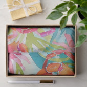 Niedliche tropische Wasserfarbenkrebse Seidenpapier (Geschenk)