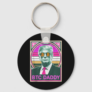 Niedliche Trump Bitcoin Btc Daddy Finance Audit fü Schlüsselanhänger