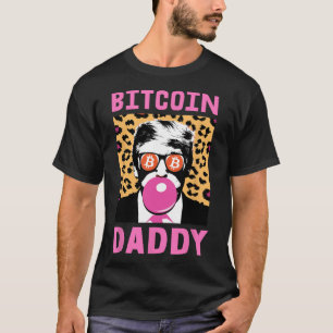 Niedliche Trump Bitcoin Daddy Crypto Finance Money T-Shirt