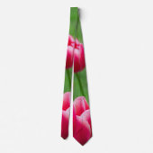Niedliche Tulips im Garten Krawatte (Rückseite)